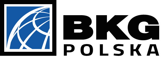 Logo BKG Polska, dostawcy kompleksowych rozwiązań dźwigów oraz wind kuchennych z polskim rodowodem.