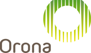Logo firmy Orona, lidera w projektowaniu, produkcji, instalacji, konserwacji i modernizacji systemów dźwigowych.
